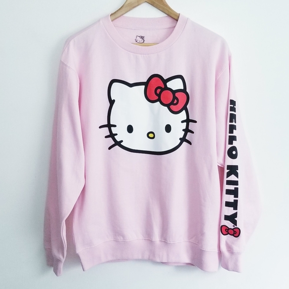NEW Hello Kitty Pink Sweatshirt - Picture 3 of 11